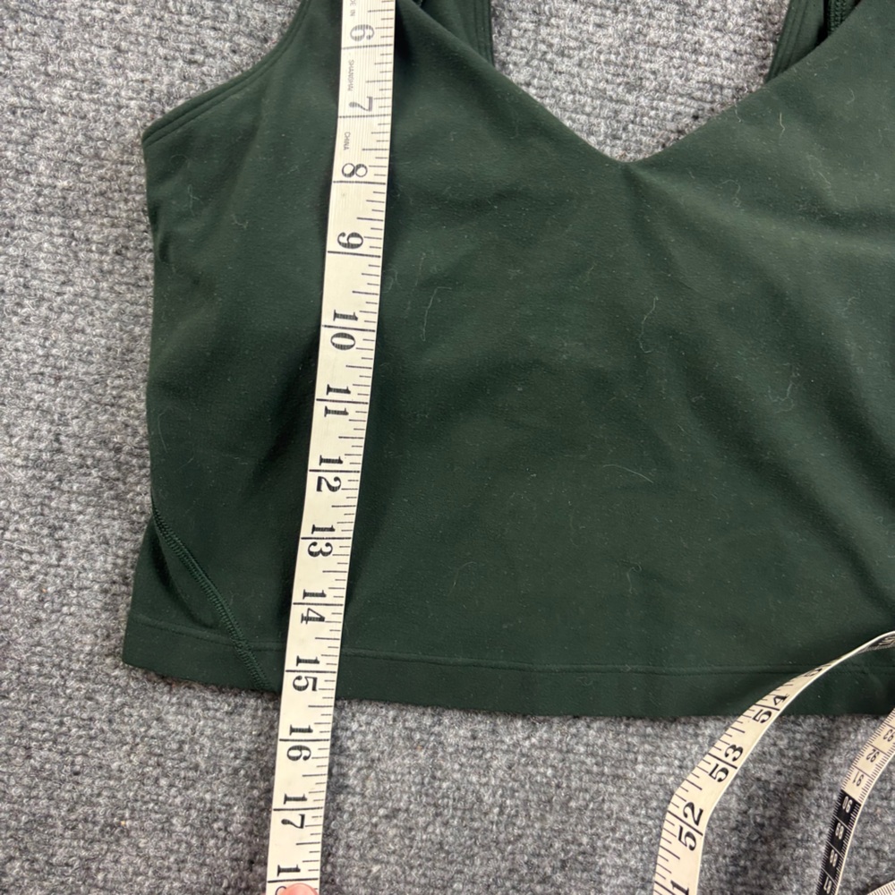 LULULEMON Women’s Green Align Tank Top Athletic top size: 6 - Picture 5 of 7
